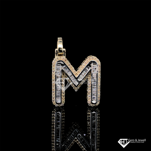 Alphabet M Diamond Pendant Online