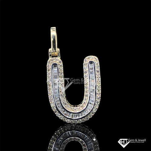 Alphabet U Diamond Pendant Online