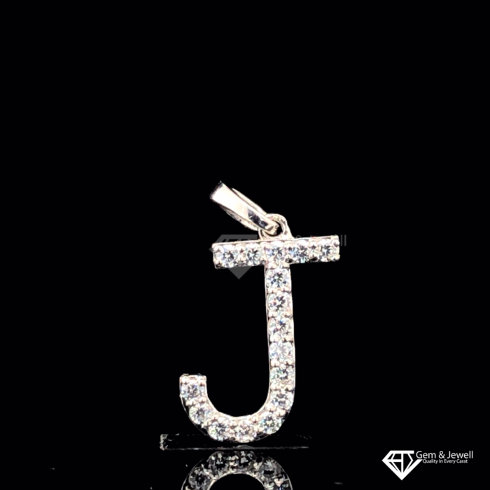 Letter J Diamond Pendant Online