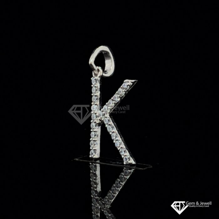 Alphabet Letter K Diamond Pendant Online