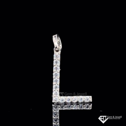 Alphabet Letter L Diamond Pendant Online