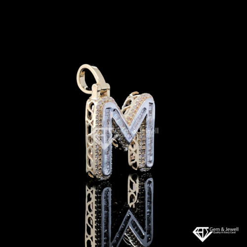 Alphabet M Diamond Pendant Online