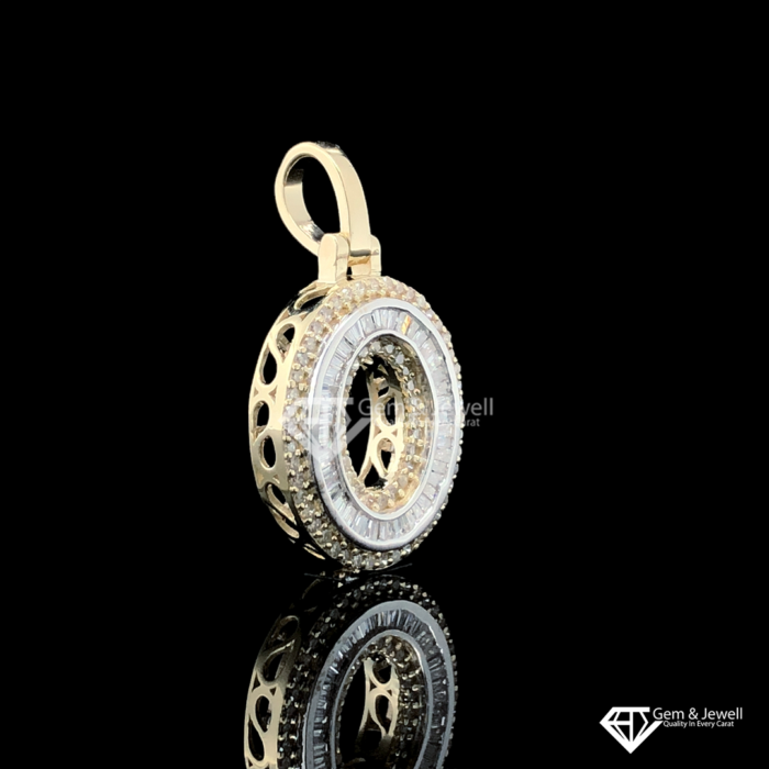 Alphabet O Natural Diamond Pendant Online