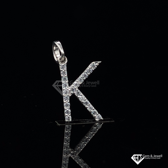 Alphabet Letter K Diamond Pendant Online