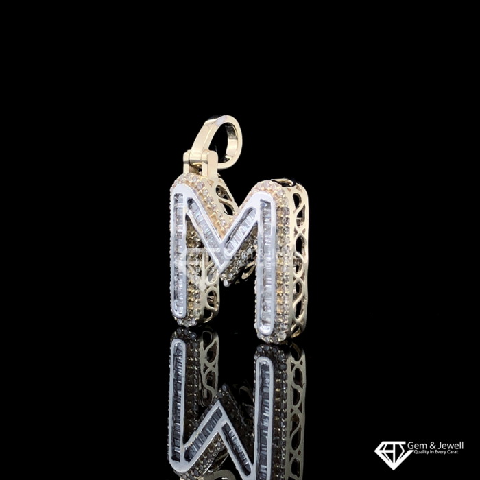 Alphabet M Diamond Pendant Online