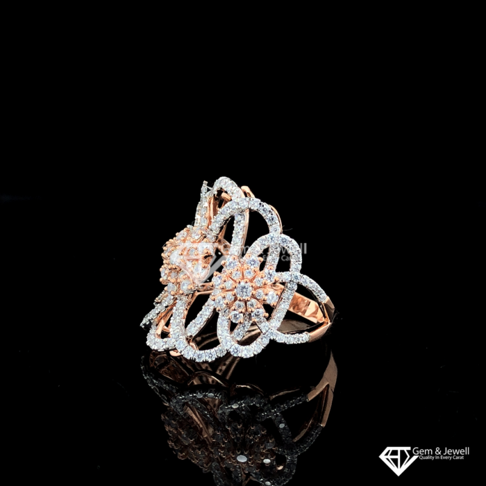 Floral Diamond Ring Online