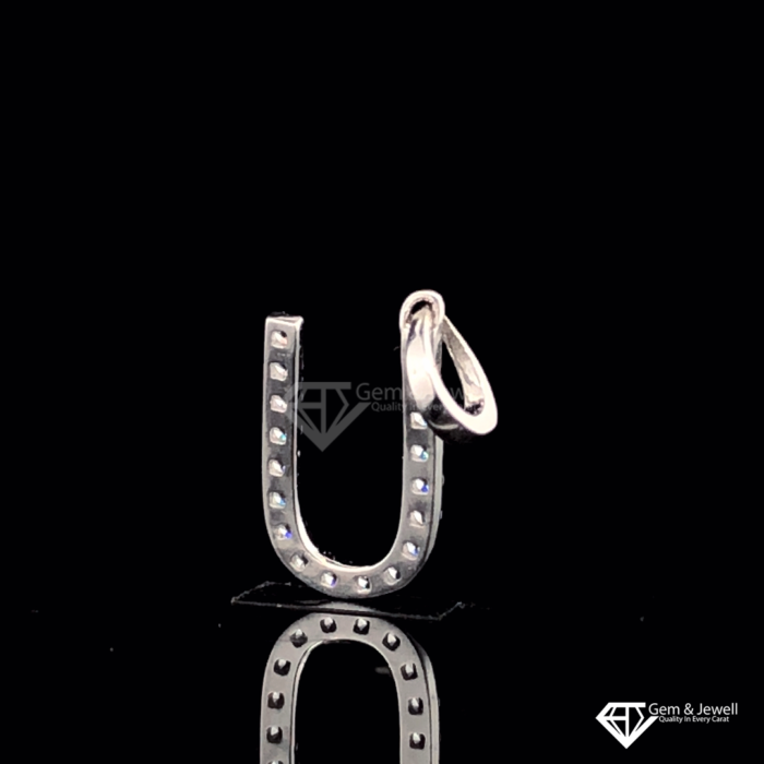 Letter U Diamond Pendant Online