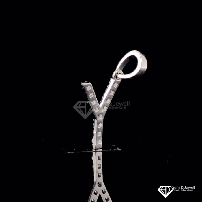 Alphabet Letter Y Diamond Pendant Online