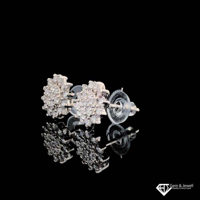 Magnificent Floral Diamond Earring Online