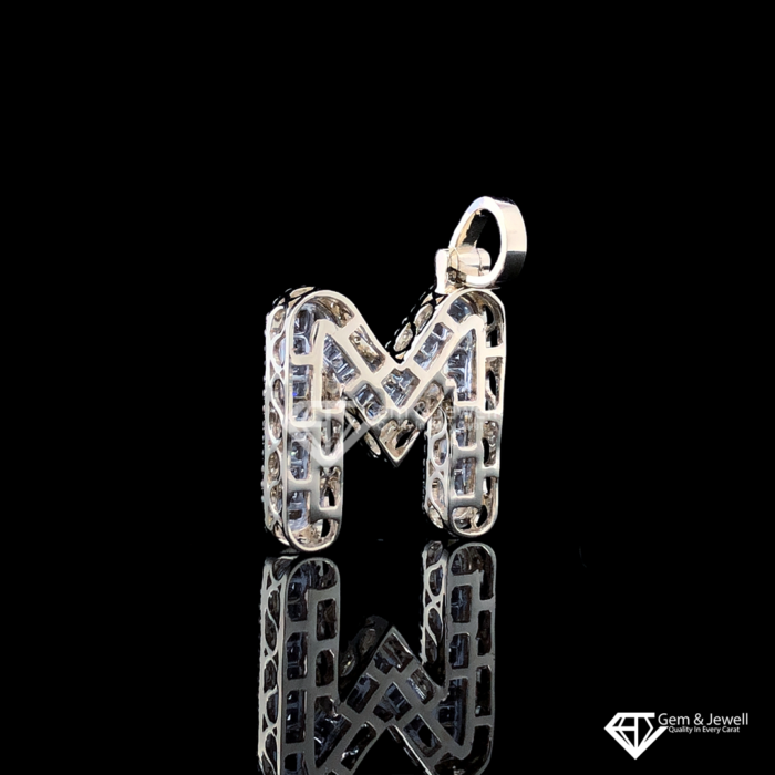 Alphabet M Diamond Pendant Online