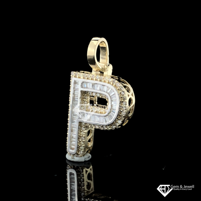 Alphabet P Diamond Pendant