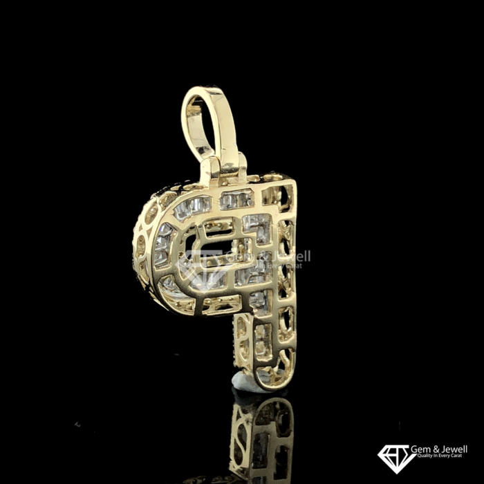 Alphabet P Diamond Pendant