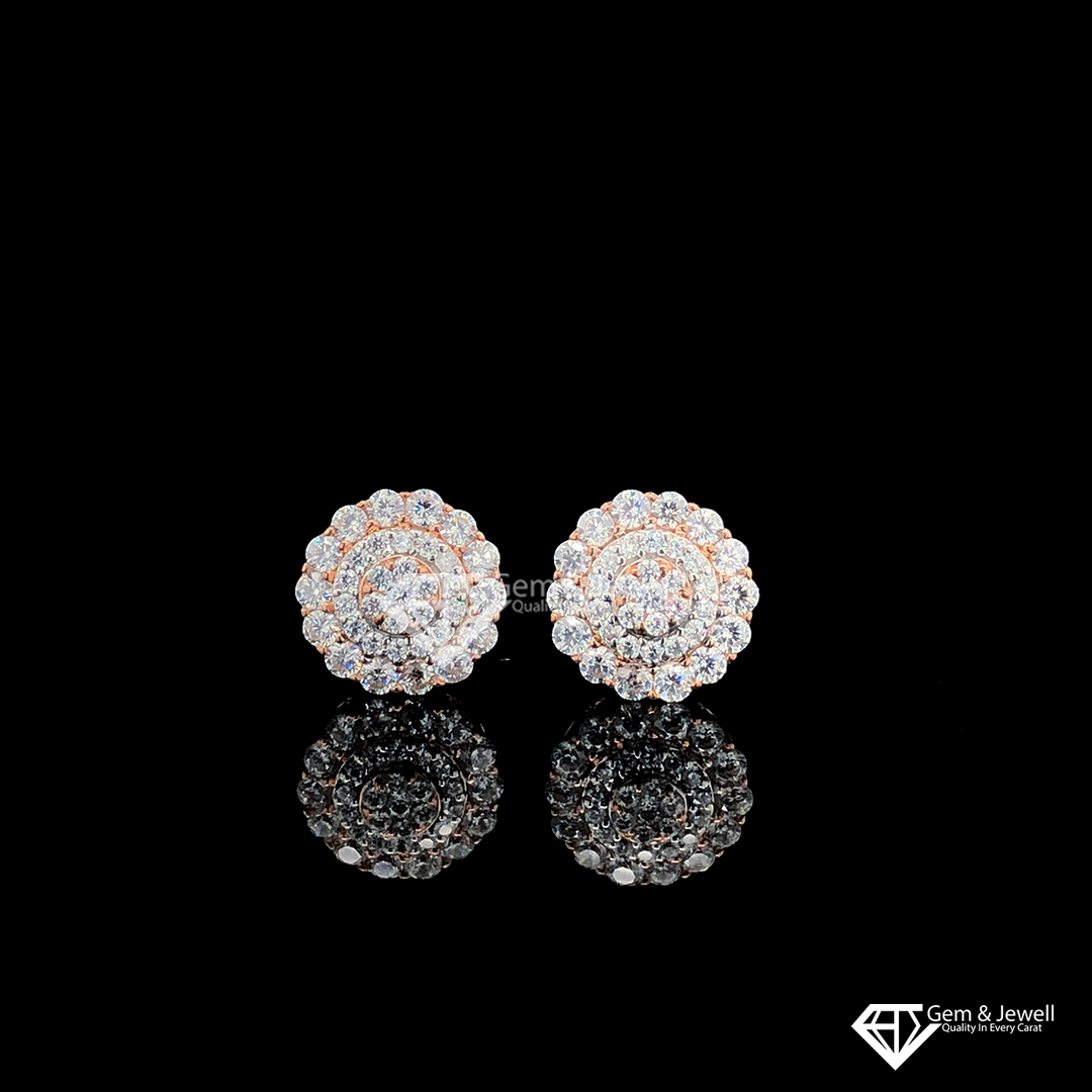 Earring with Natural Diamonds for women