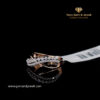 Casual Infinity Design in 14KT Rose Gold Natural Diamond Engagement Ring 0.38 CT. G-H Color, VS Clarity - Image 2